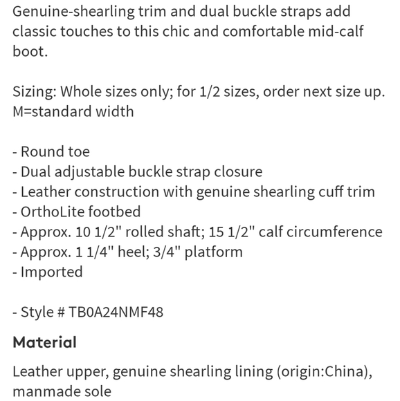 NEW Timberland Riley lined boot Beautiful boots!! - Picture 4 of 7